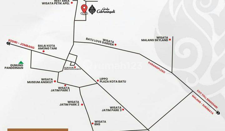 PROMO VILA BAGUS HARGA ISTIMEWA DI GRAHA CAKRANINGATI KOTA BATU. 2