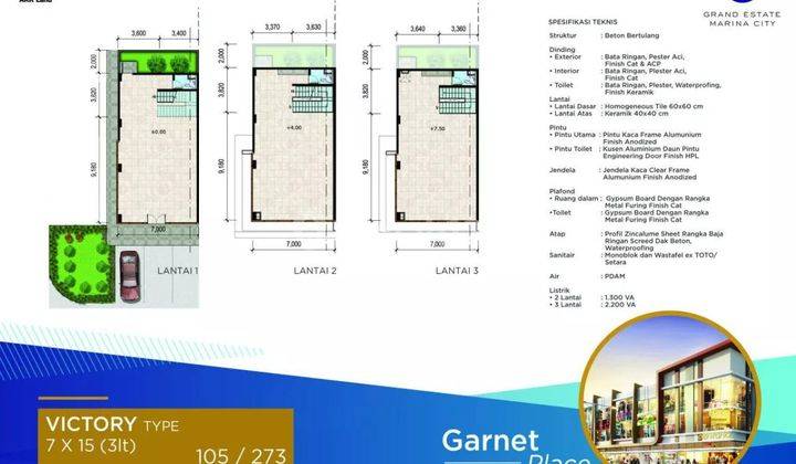 Ruko Modern di Kawasan Strategis Akr Gem City Gresik  2