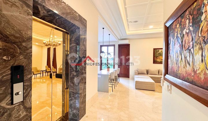 Brand New Luxury House Fully Furnished & Private Lift Area Kemang, Jakarta Selatan 2