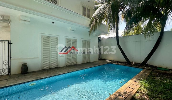 Ready-to-occupy Town House with Private Swimming Pool in Kemang, South Jakarta