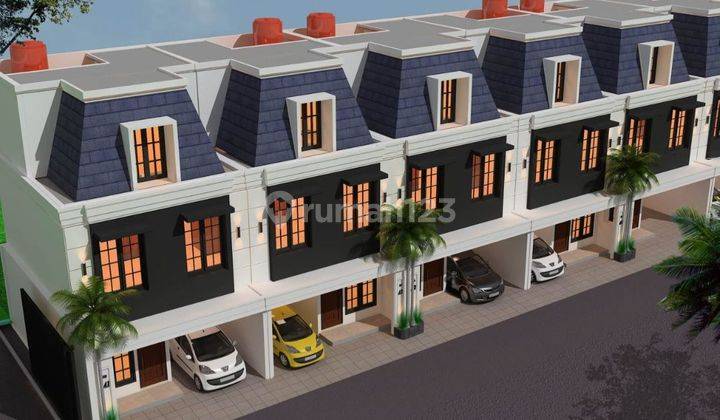 Rumah Baru Townhouse Jati Padang Pejaten Hnya 1,95m 2