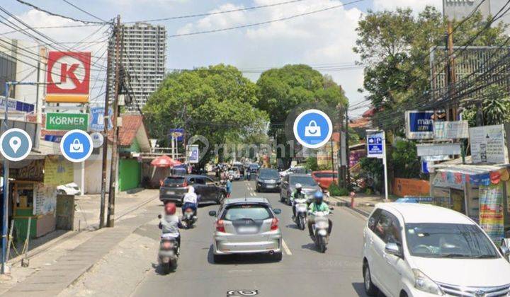 Tanah pinggir Jln Raya Ampera Kemang Jaksel 426mtr Shm 11m 1