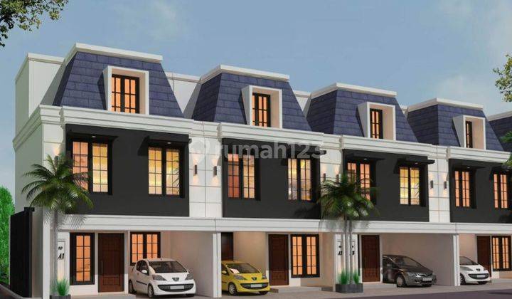 Rumah Baru Townhouse Jati Padang Pejaten Hnya 1,95m 1