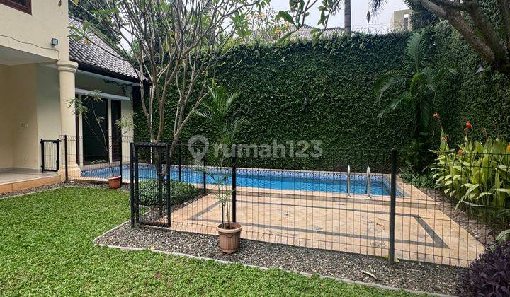 rumah 4 kamar disewakan di Pejaten Barat , rumah dalam compound Semi Furnished 1