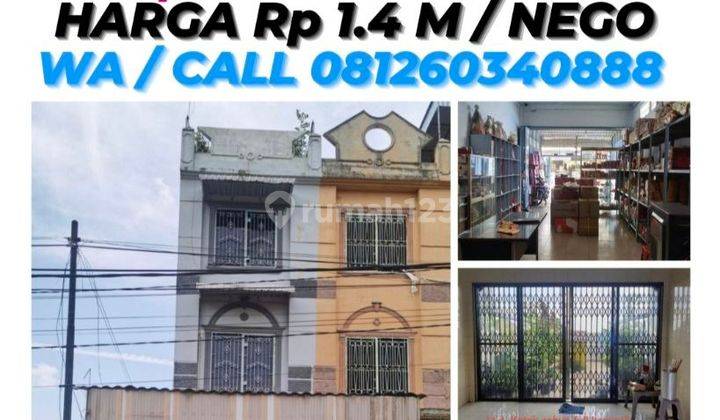 DI JUAL
1 UNIT RUKO SIAP HUNI DI JALAN SUMARSONO / KARANG SARI 1