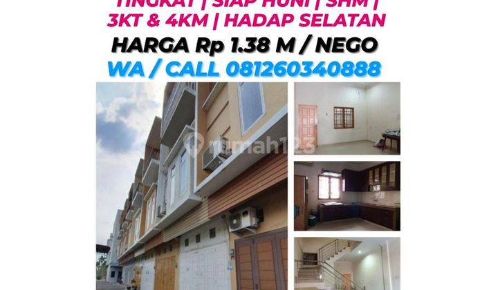 DI JUAL 
1 UNIT RUKO SIAP HUNI DI KOMPLEK PRIMA MINIMALIS 1