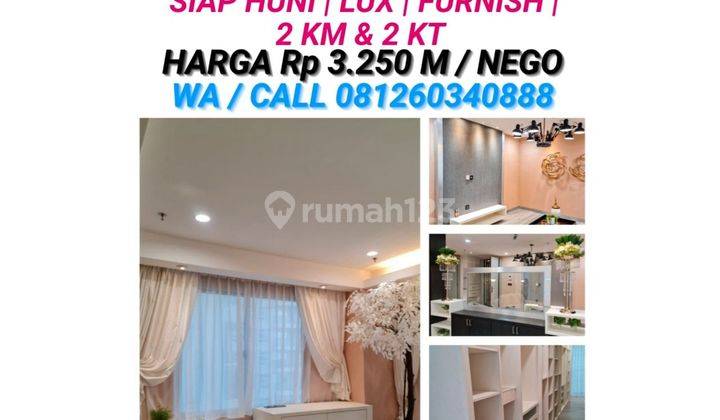 DI JUAL
1 UNIT CONDOMINIUM DI GEDUNG CAMBRIDGE 1