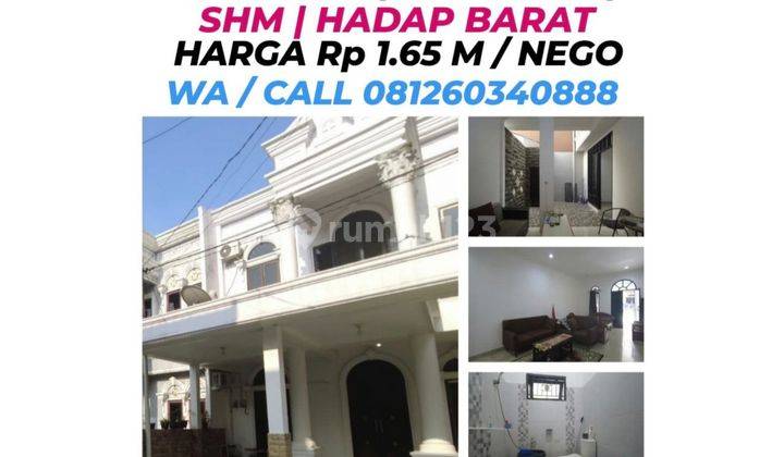 DI JUAL
1 UNIT VILLA SIAP HUNI DI KOMPLEK MILALA MAS 1