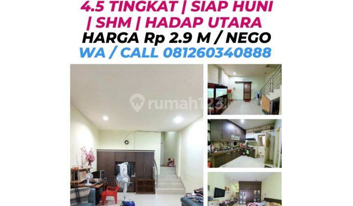 DI JUAL
1 UNIT RUKO SIAP HUNI DI JALAN ANSARI 1