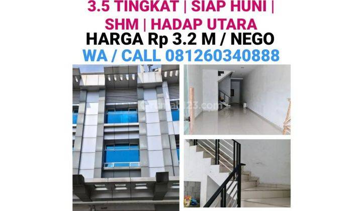 DI JUAL
1 UNIT RUKO SIAP HUNI DI KOMPLEK RIVER VIEW POLONIA 1