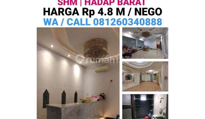 DI JUAL
1 UNIT VILLA SIAP HUNI DI KOMPLEK MUTIARA RESIDENCE 1