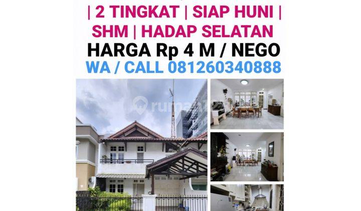 DI JUAL 1 UNIT VILLA SIAP HUNI DI KOMPLEK TAMAN PUTRI HIJAU 1