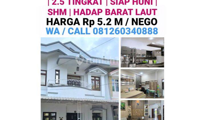 DI JUAL 1 UNIT VILLA LUX SIAP HUNI DI KOMPLEK WISATA INDAH JL S PARMAN 1