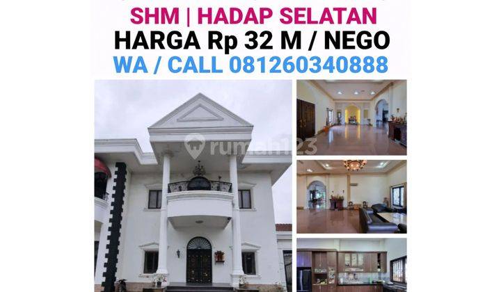 DI JUAL 1 UNIT VILLA LUX SIAP HUNI DI JALAN JUANDA DEPAN TAMAN POLONIA 1