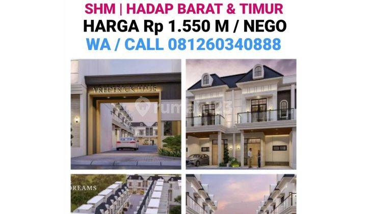 DI JUAL VILLA LUX SIAP HUNI DI KOMPLEK VREDERICK HAUS 1