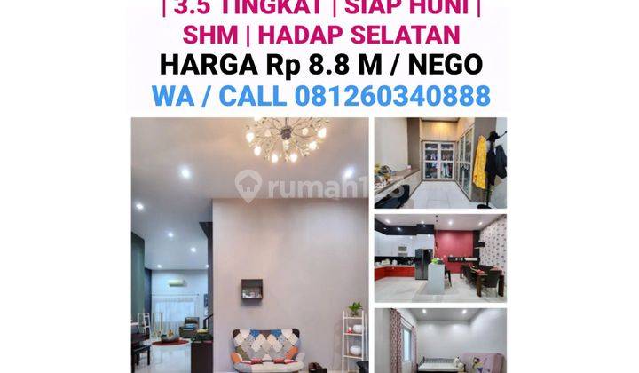 DI JUAL 1 UNIT VILLA SIAP HUNI DI KOMPLEK PALACE RESIDENCE POLONIA 1