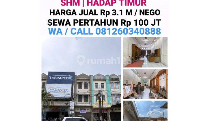 DI JUAL 1 UNIT RUKO SIAP PAKE DI JALAN KARAKATAU 1