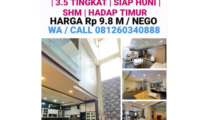 DI JUAL 1 UNIT VILLA SIAP HUNI DI KOMPLEK JATI RESIDENCE 1