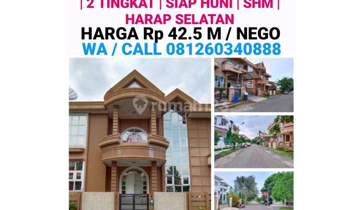 DI JUAL 1 UNIT VILLA SIAP HUNI DI KOMPLEK TAMAN MALIBU INDAH POLONIA 1