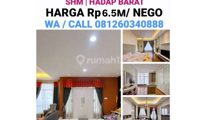 DI JUAL 1 UNIT VILLA HOOK DI KOMPLEK GRAND CEMARA ASRI 1