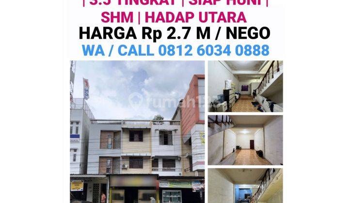 Di Jual 1 Unit Ruko Siap Huni Di Jalan Gatot Subroto Simpang Ayahnda 1