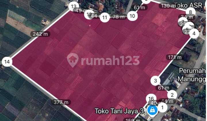Dijual Cepat Tanah Industri Zona Merah 11,4 Ha | Pinggir Jalan Raya Solo-Purwodadi | Akses Kontainer