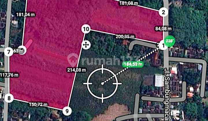For Quick Sale! Flat Contour Land in Red/Industrial Zone, Strategically Located in Industrial Area Near East Sragen Toll Gate in Sambungmacan, Sragen.