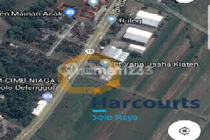 Dijual Tanah Strategis Dekat Area Bisnis & Industri Di Delanggu, Solo.