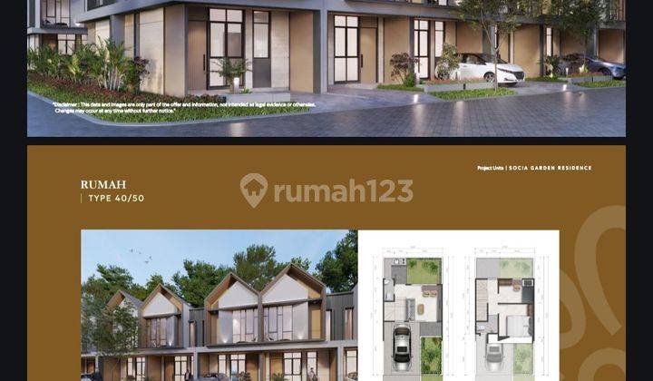 Dijual Rumah baru di Karawang Socia Garden Tahap 2 dp ringan di Karawang  1