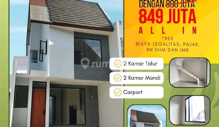 Dijual Rumah Minimalis Baru Dekat Ke Gegerkalong 1