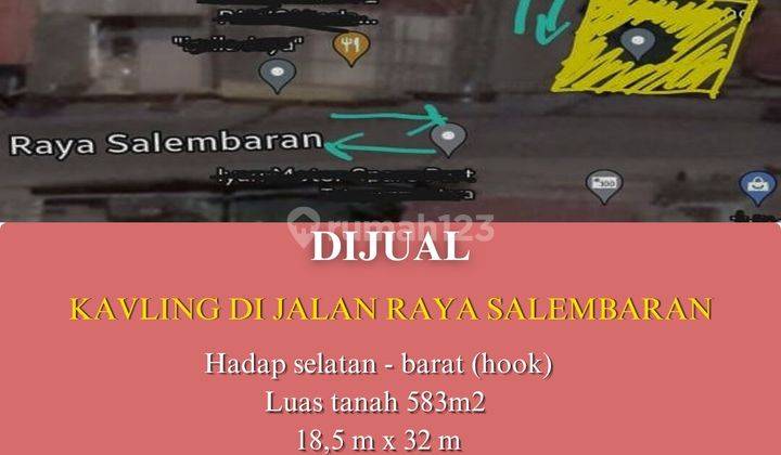 Kavling Di Jalan Raya Salembaran 1