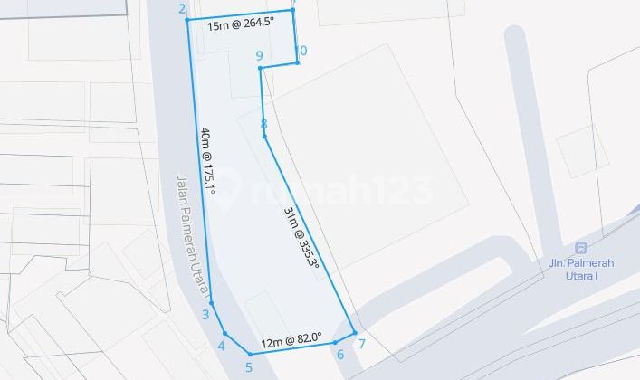 Kavling Komersil Palmerah Utara 1 PRIO 00005xxxx