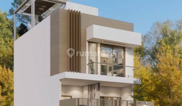 Rumah 2 lantai minimalis modern di puloasem  1