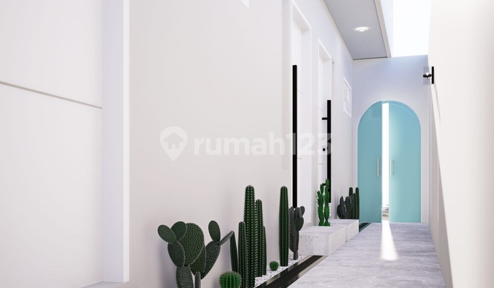 Leasehold - A modern townhouse takes simpliciy and serenity in Seminyak, Bali