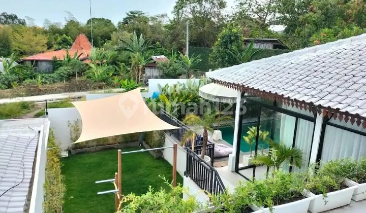 For Sale Leasehold - White Villa Joglo Style With Rice Field Views In Canggu - Bali For Sale Leasehold - White Villa Joglo Style With Rice Field Views In Canggu - Bali