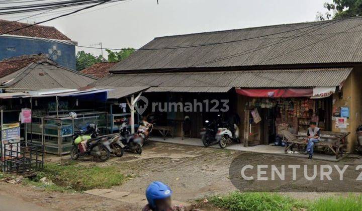 HARGA TURUN!!! TANAH+BANGUNAN HITUNG TANAH DI JALAN RAYA JONGGOL 1