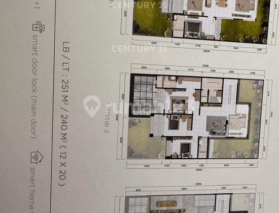 3-Story House in Citra City Sentul Bogor Housing Complex 2