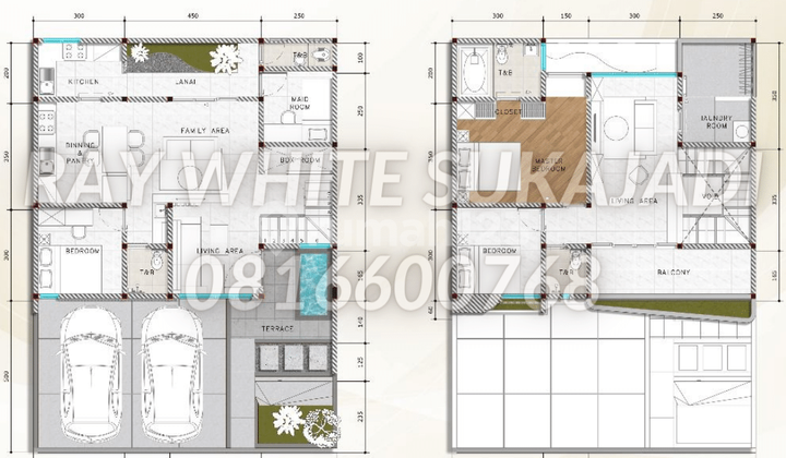 Rumah baru minimalis modern dalam cluster area Gerlong 2