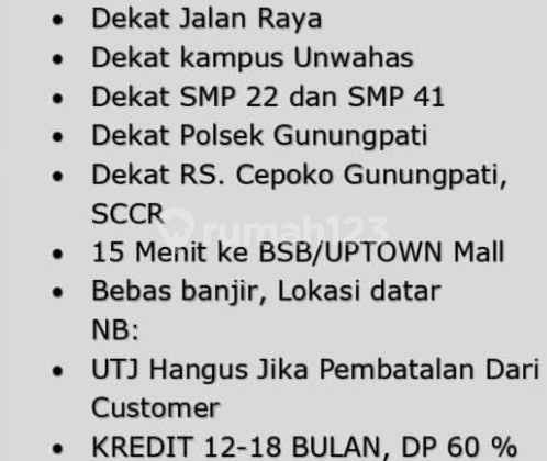 Cheap Promo Cepoko Plot Mijen Gunungpati Semarang Free All Fees 2