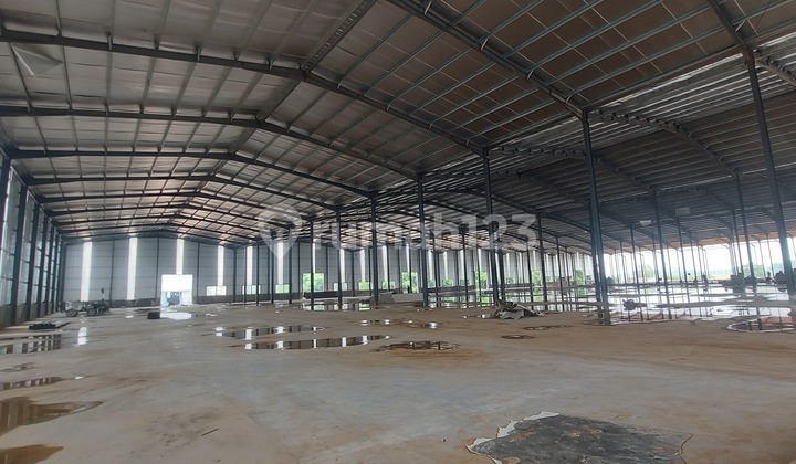 Warehouse Ready for Use, 40 Feet Industrial Container Can Enter.