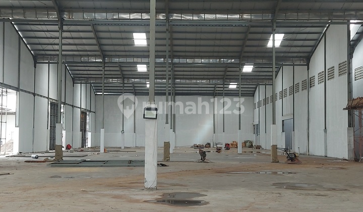 Gudang Siap Pakai Usaha Harga Murah Lokasi Strategis Dekat ke Tol dan Bandara International.