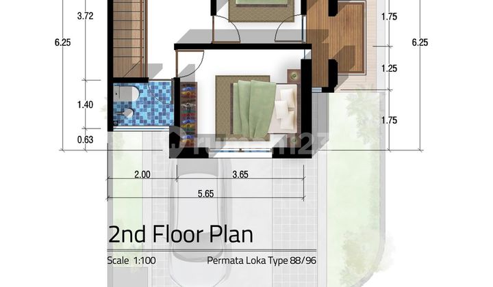 Rumah 3 Lantai Investasi untuk Sewa Villa Strategis Kota Batu