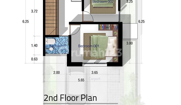 Villa Full Furnished Hanya di Permata Loka Kota Batu