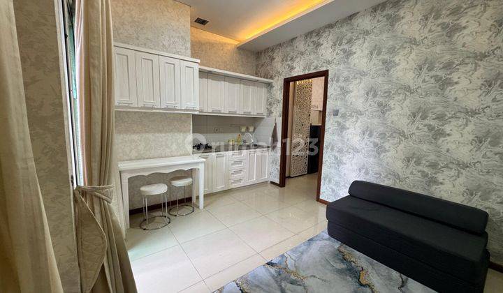 dapur apartemen thamrin residance 1br furnished