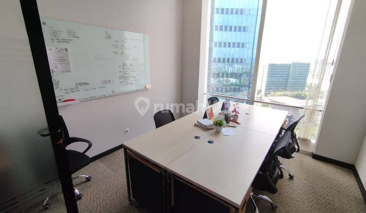 Sewa Kantor Furnish Free Service Charge, Wifi, Listrik View Jalan Raya 1