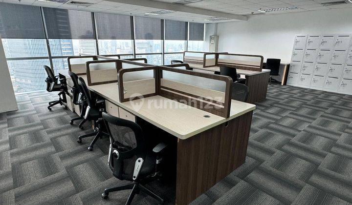 Sewa Kantor Furnish Uob Plaza High Zone Transport Lengkap 2