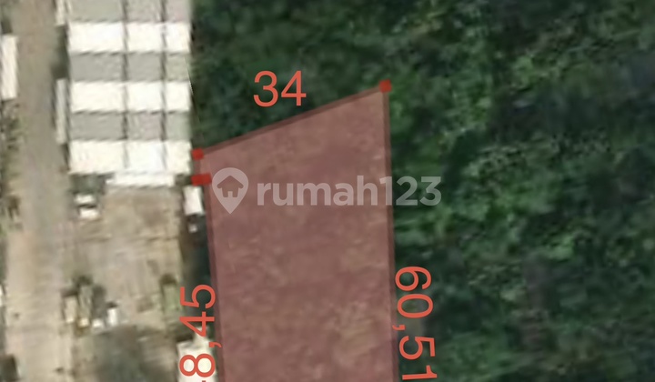 For Sale at a Rare Low Price, located roadside @Pegadungan, West Jakarta