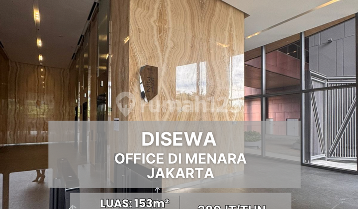 Disewakan Office @ Menara Jakarta Low Zone