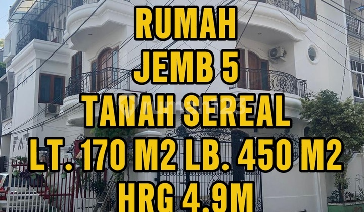 Rumah Jembatan Lima Tanah Sereal Hoek 3 Lantai 2