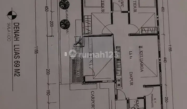 Rumah Cluster di jalan buntu jalan Palapa Sidakarya siap huni ( R960)  6